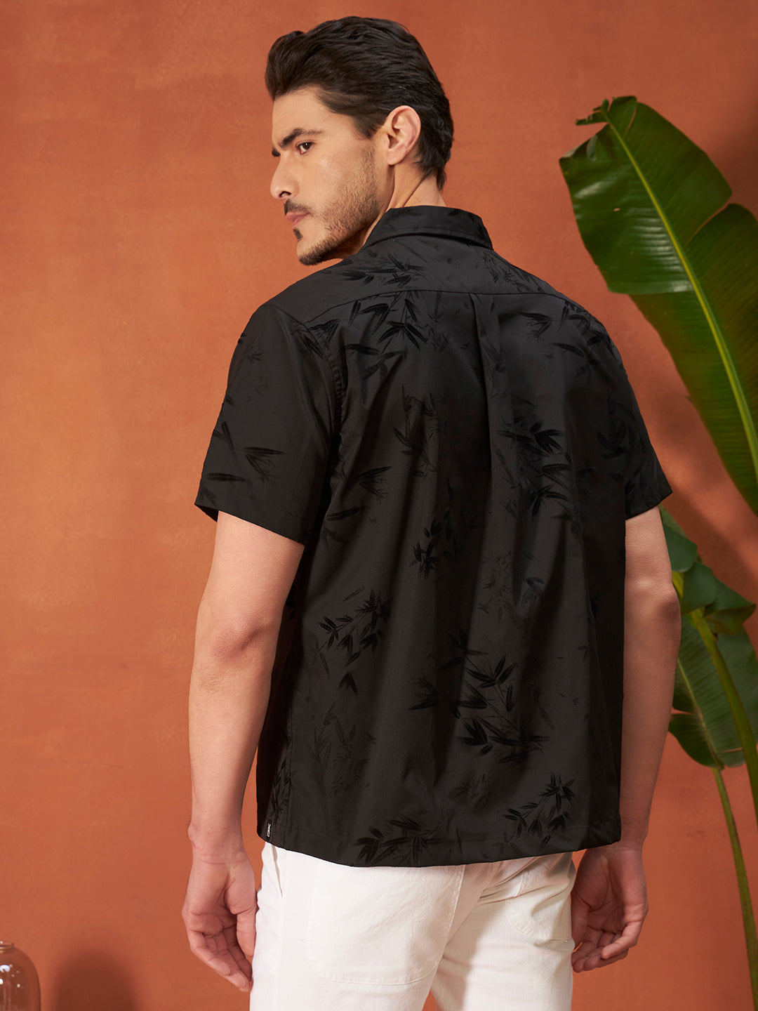 MIDNIGHT BLOOM SHIRTS | Ebony Black