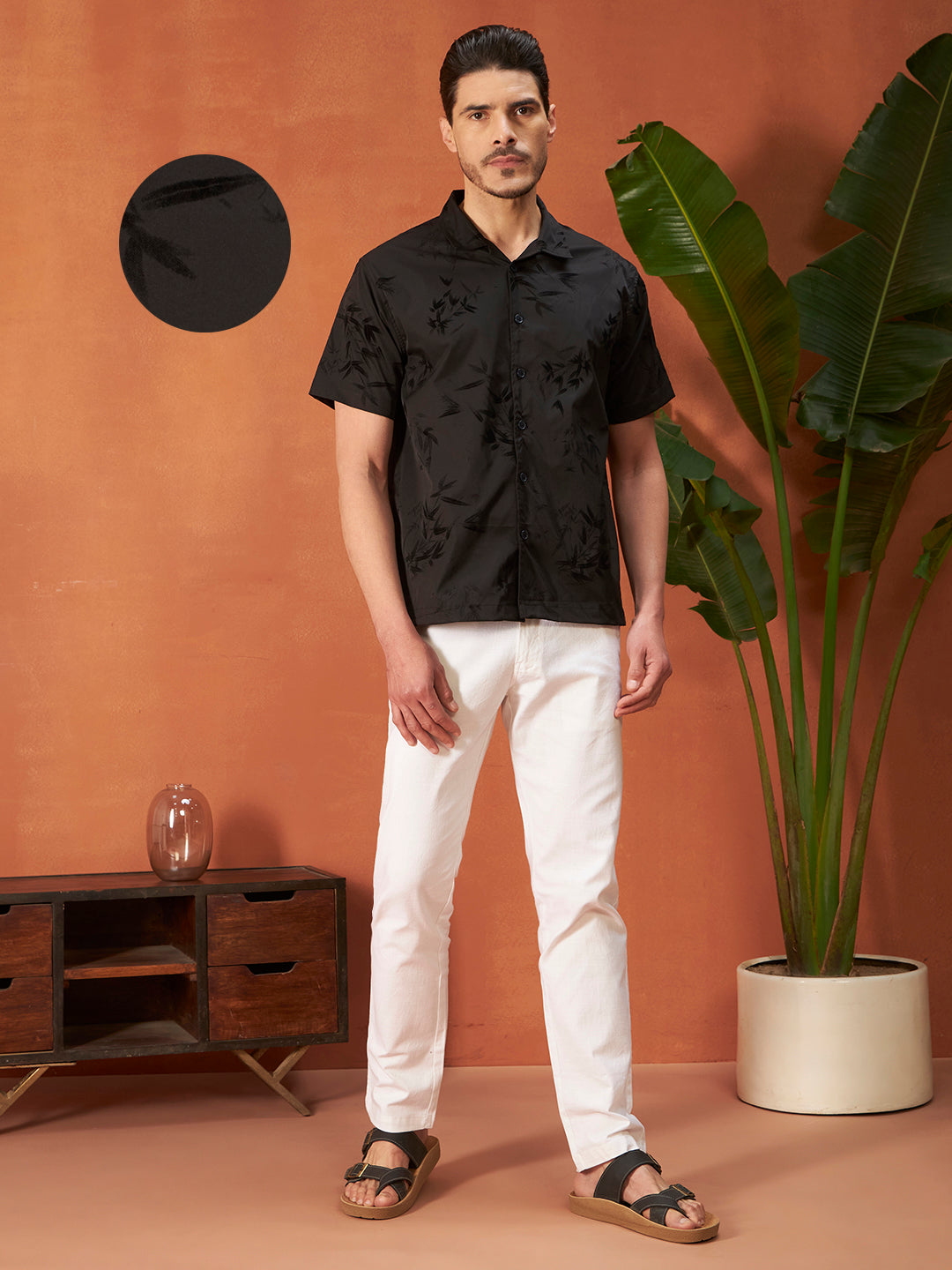 MIDNIGHT BLOOM SHIRTS | Ebony Black