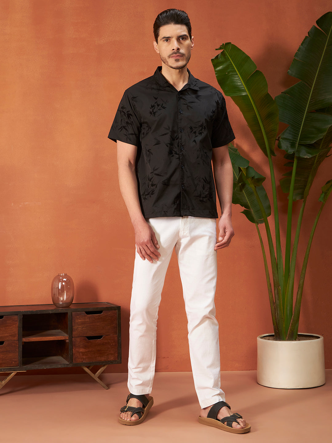 MIDNIGHT BLOOM SHIRTS | Ebony Black