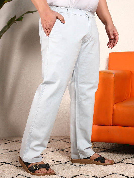 SIGNATURE LINEN PANTS PLUS | Sky Blue