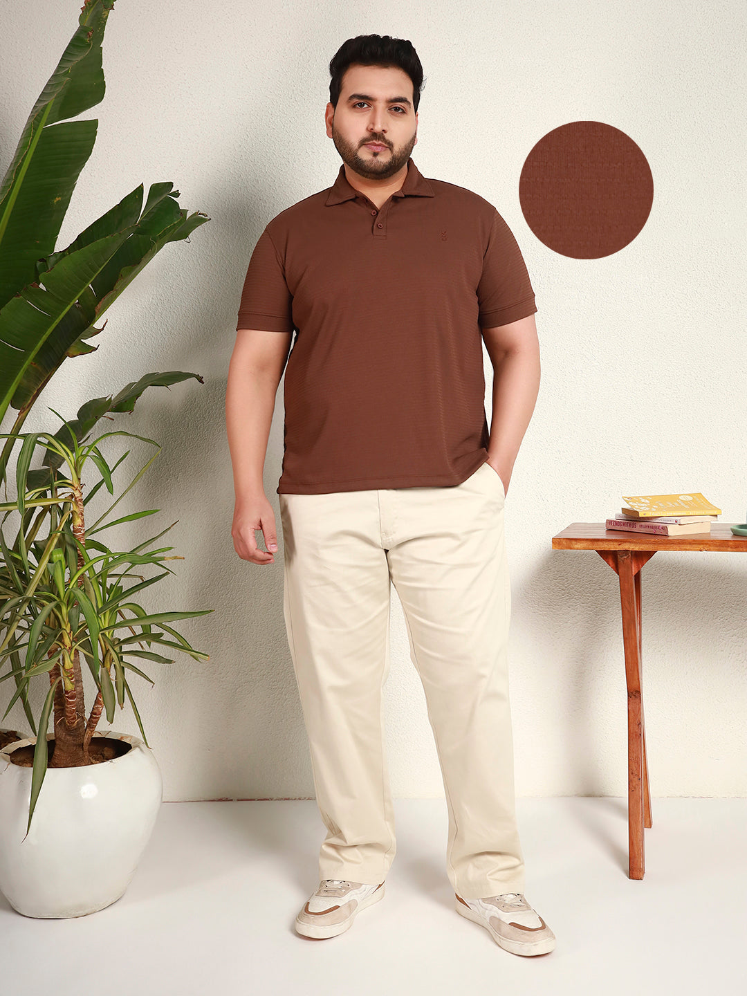 ANYWHERE POLOS | Oak Brown