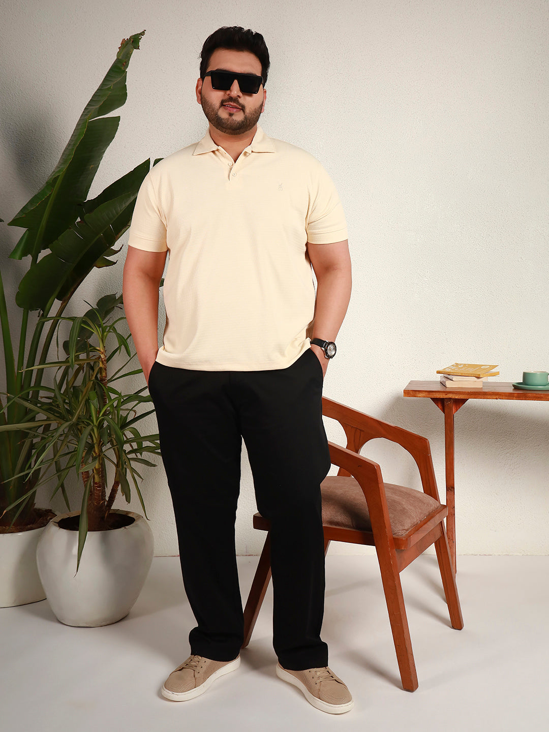 ANYWHERE POLO | Sand Cream