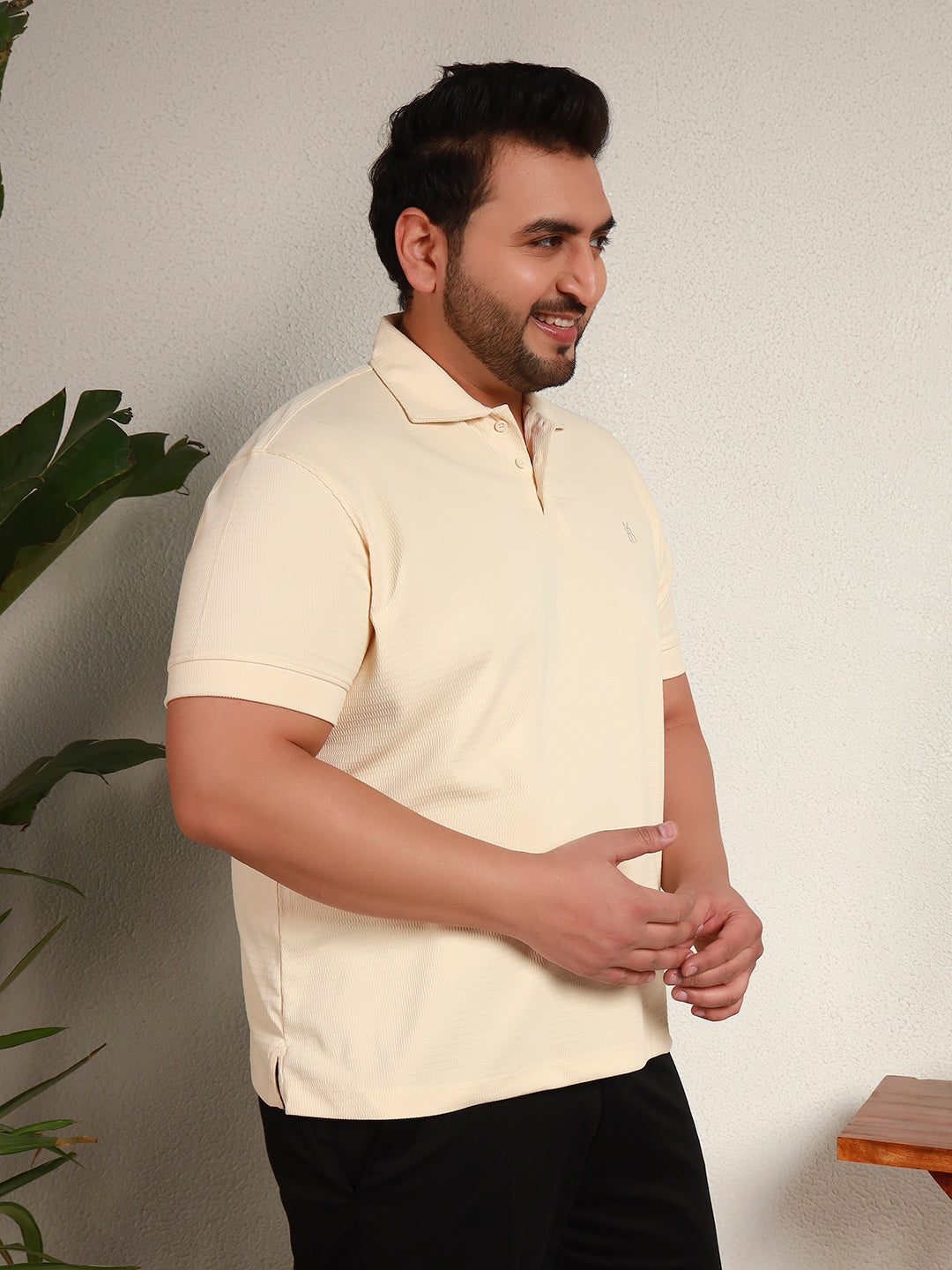 ANYWHERE POLO | Sand Cream