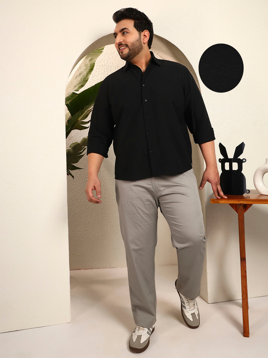 IRON ZERO SHIRT PLUS | Pure Black