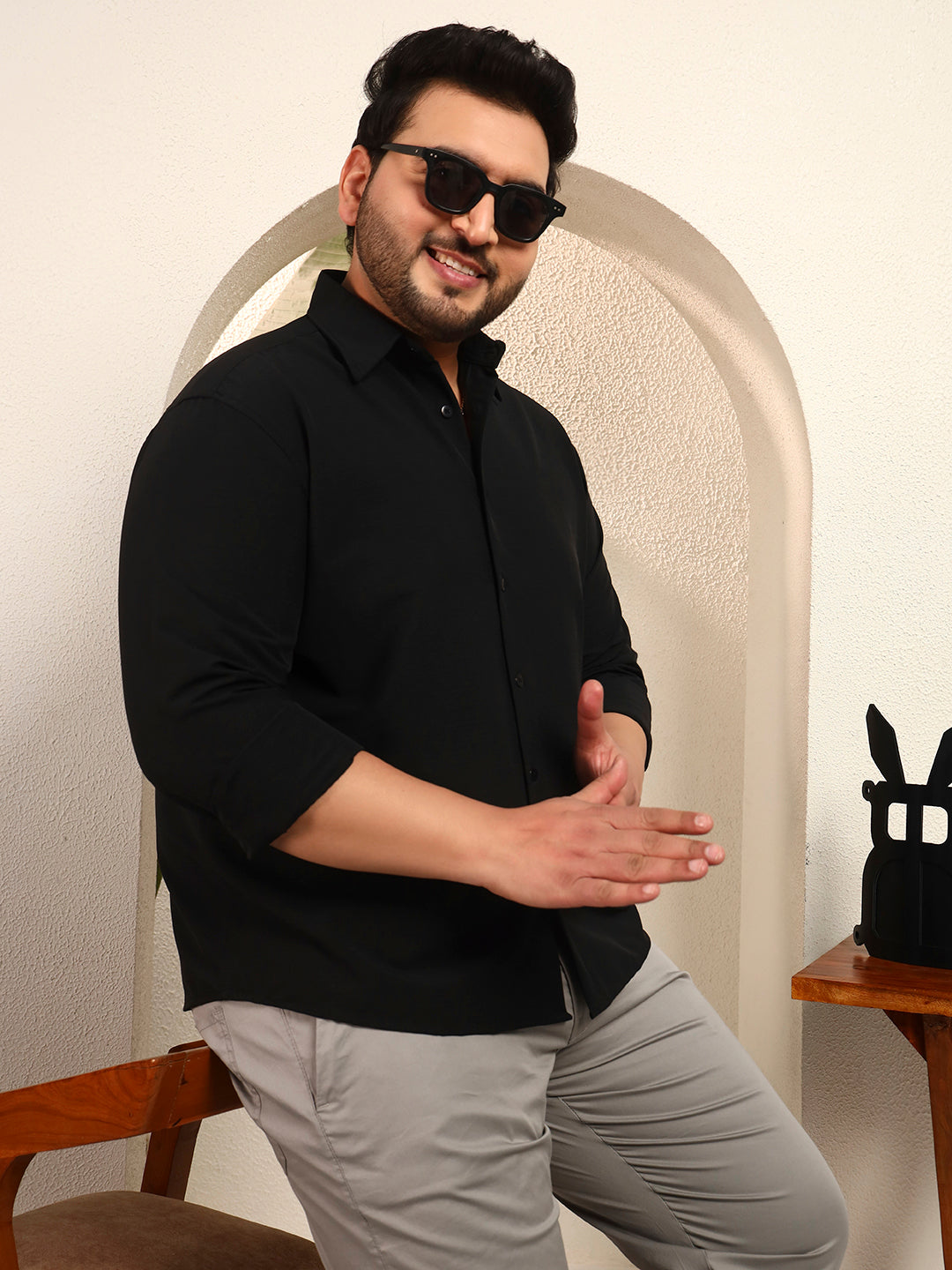IRON ZERO SHIRT PLUS | Pure Black