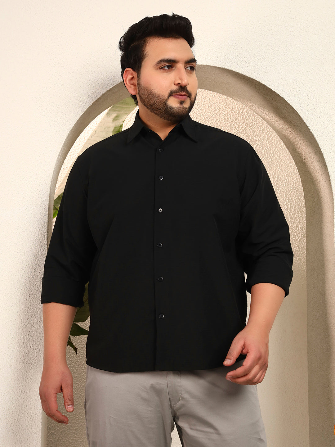 IRON ZERO SHIRT PLUS | Pure Black