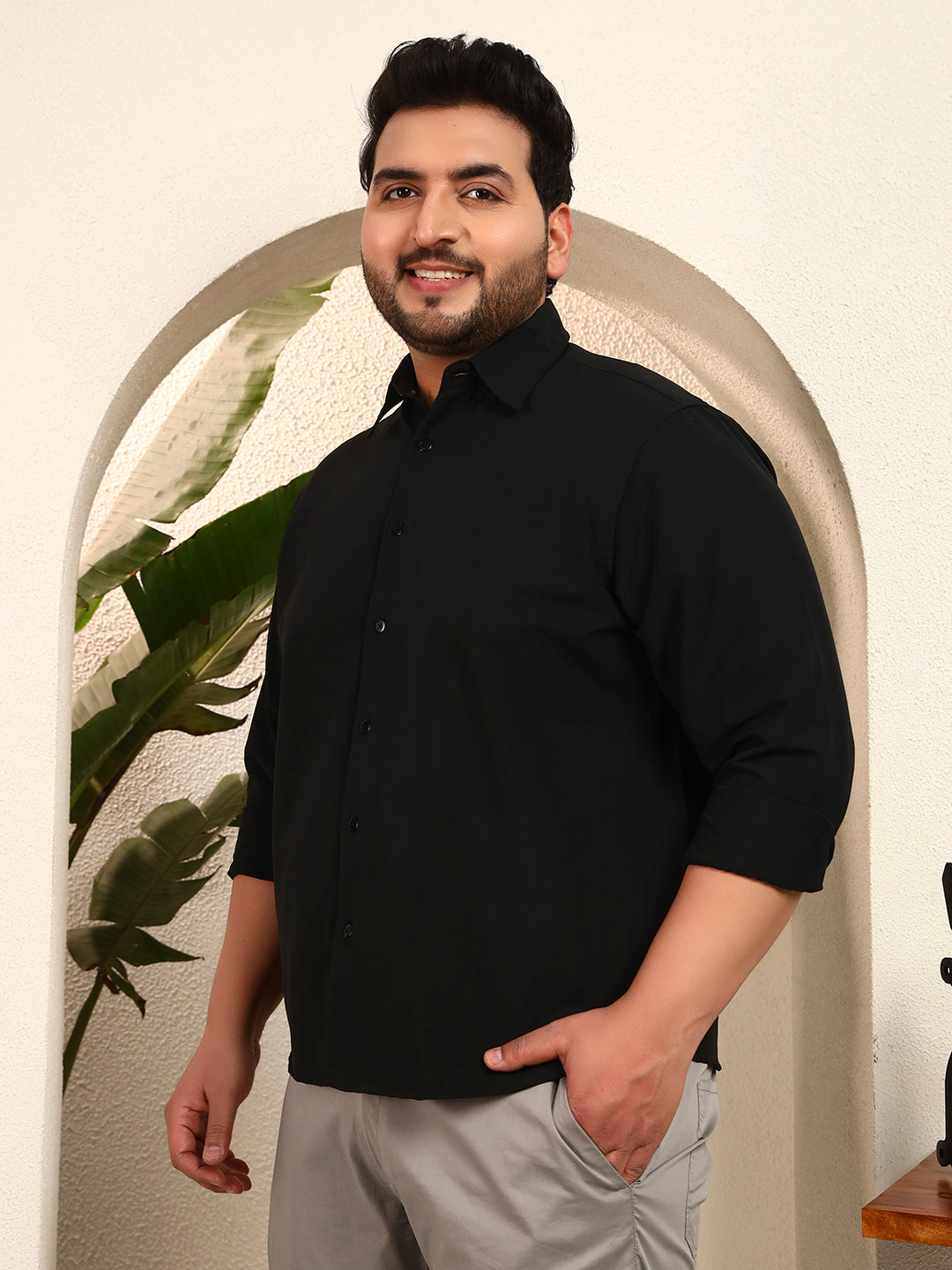 IRON ZERO SHIRT PLUS | Pure Black