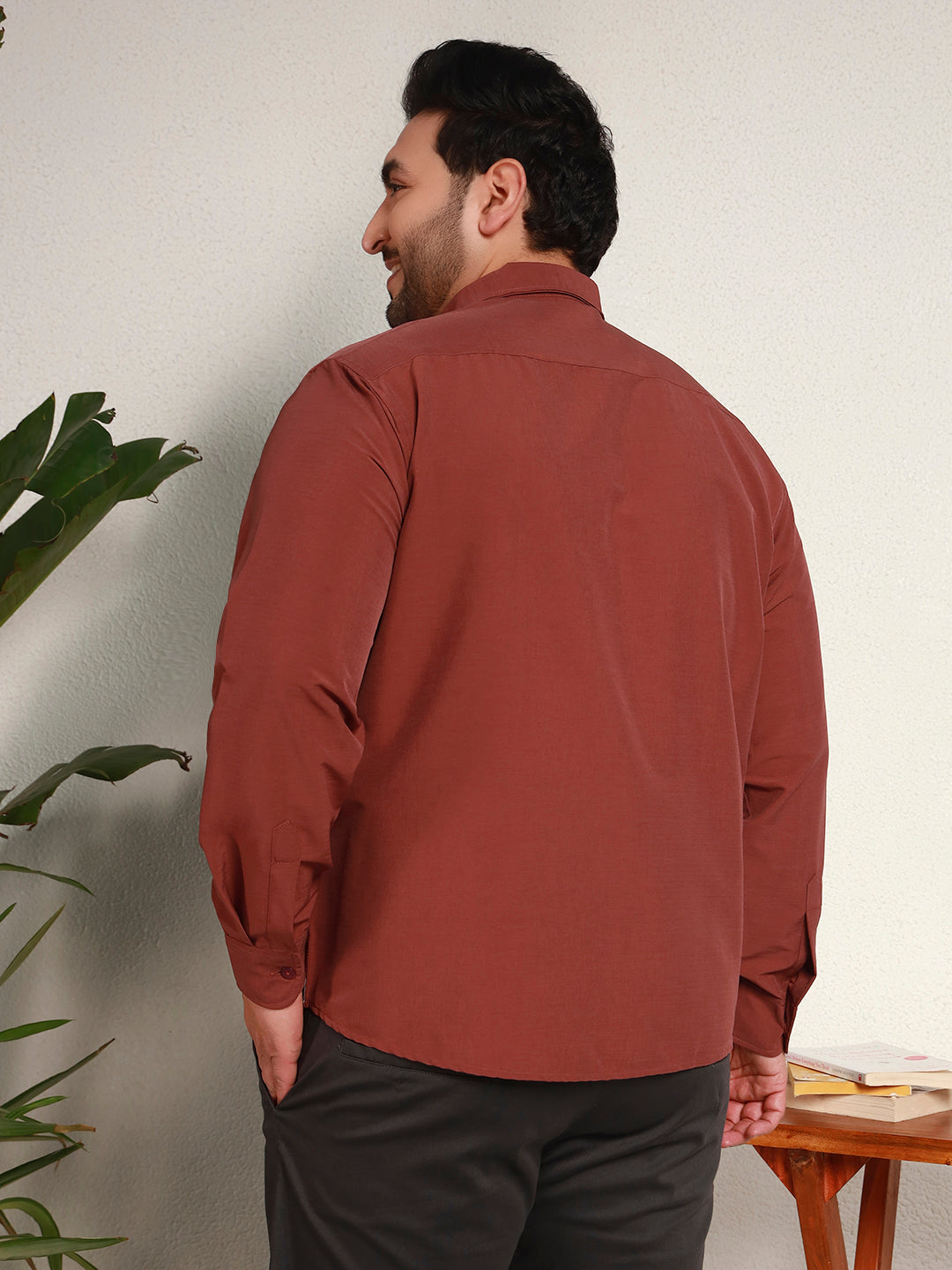 IRON ZERO SHIRT PLUS | Brick Red