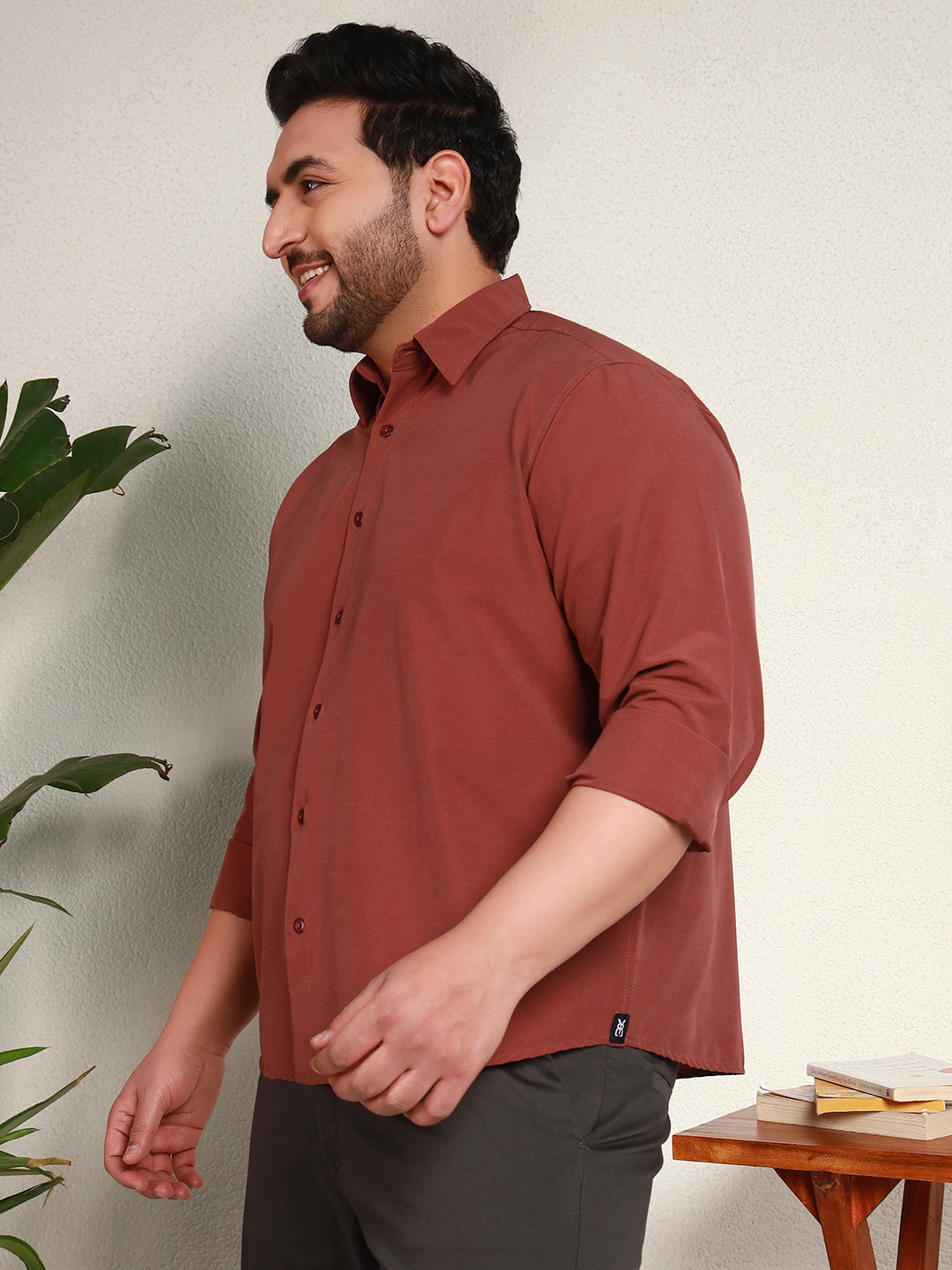 IRON ZERO SHIRT PLUS | Brick Red
