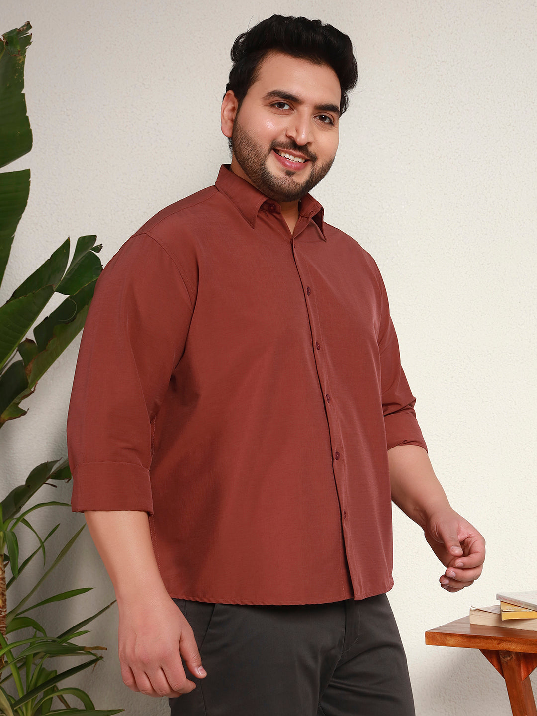IRON ZERO SHIRT PLUS | Brick Red