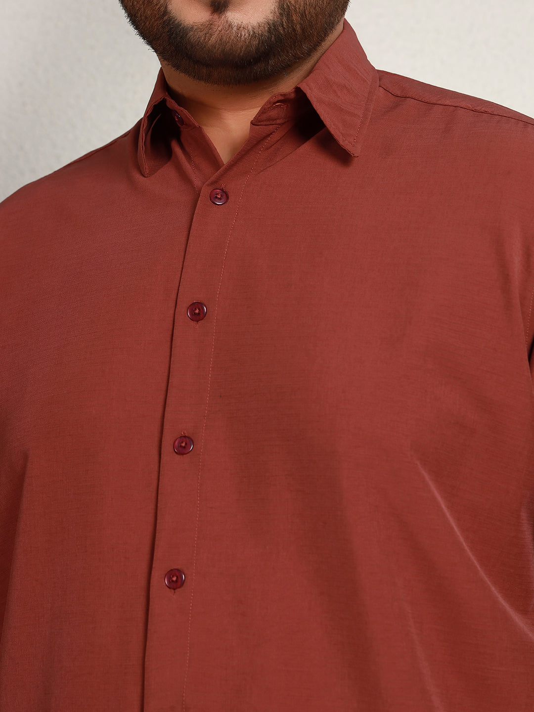 IRON ZERO SHIRT PLUS | Brick Red