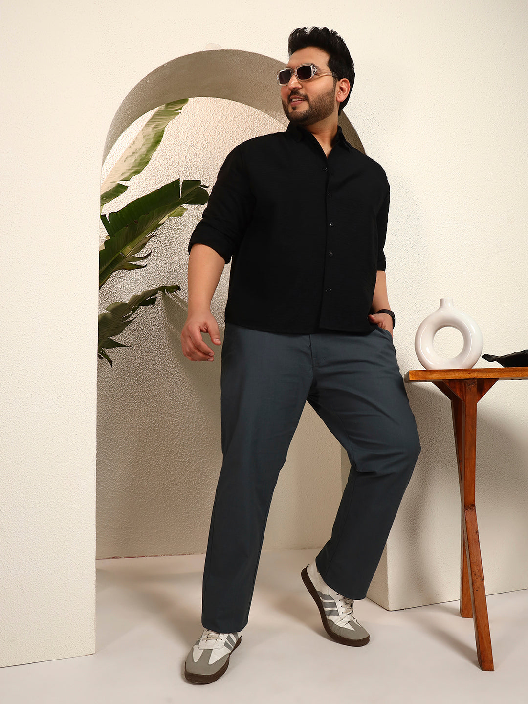 JADEBERRY SHIRT PLUS | Pitch Black