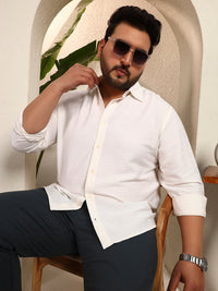 JADEBERRY SHIRT PLUS | Pearl White