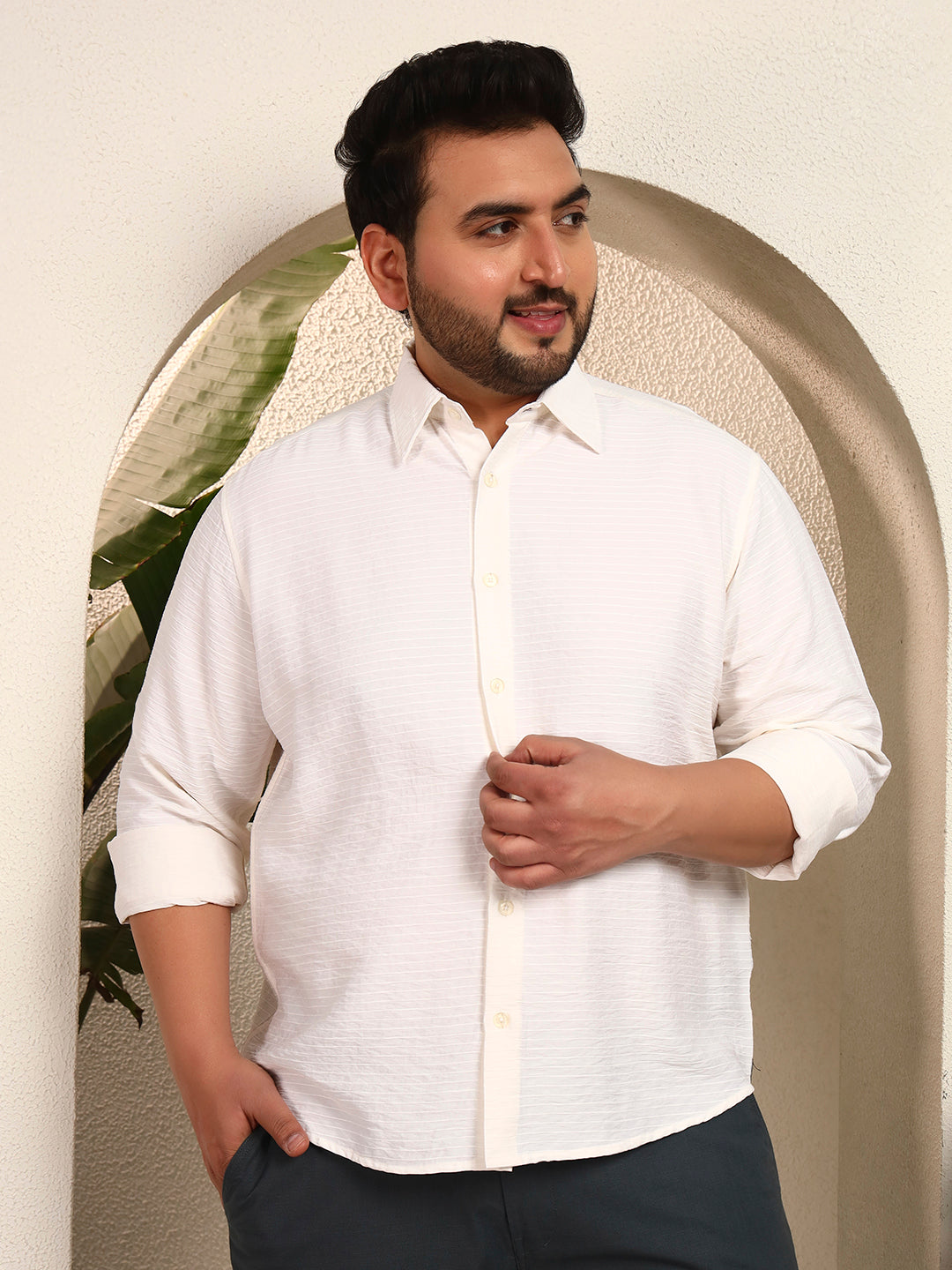 JADEBERRY SHIRTS | Pearl White