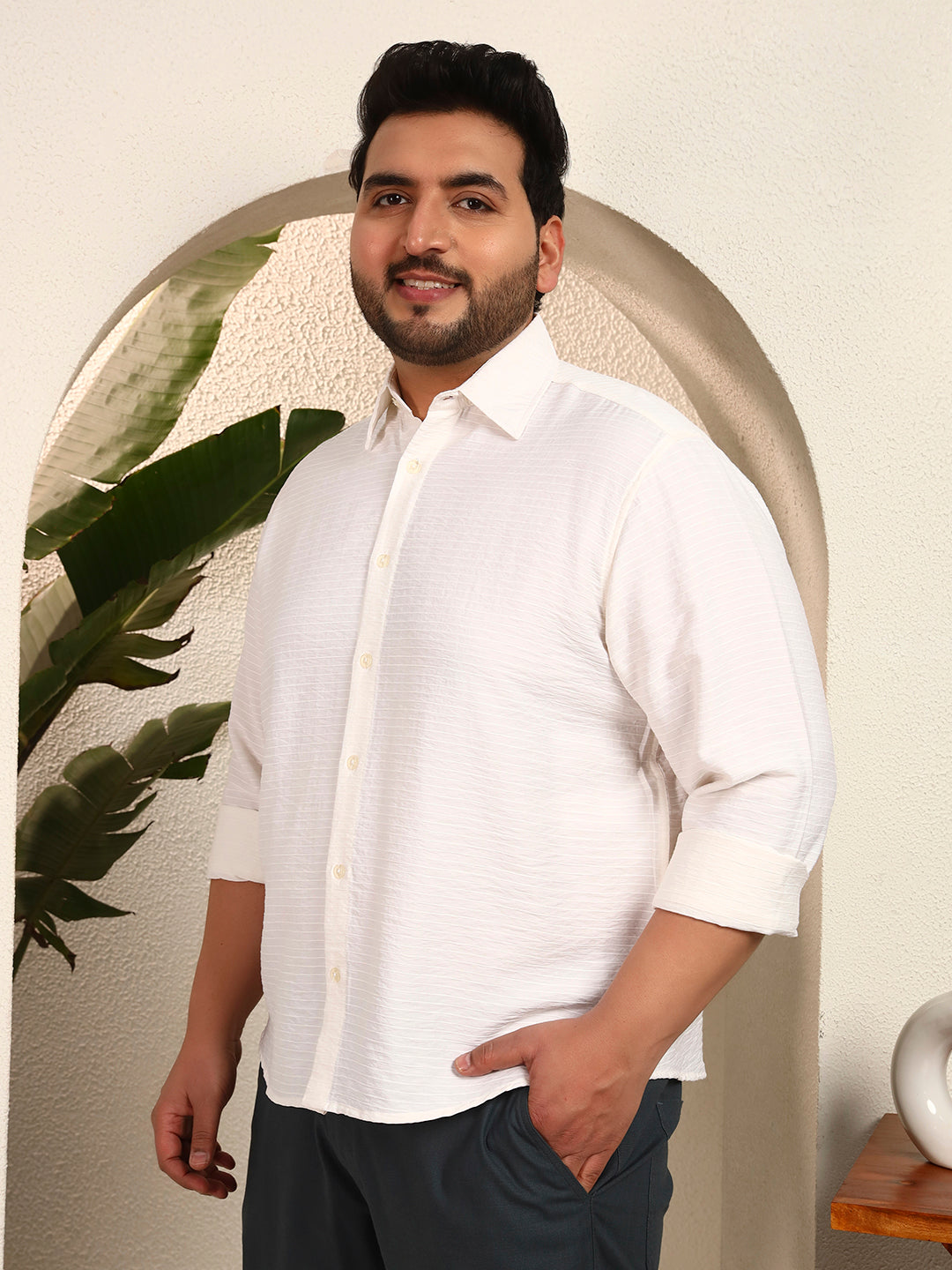 JADEBERRY SHIRTS PLUS | Pearl White