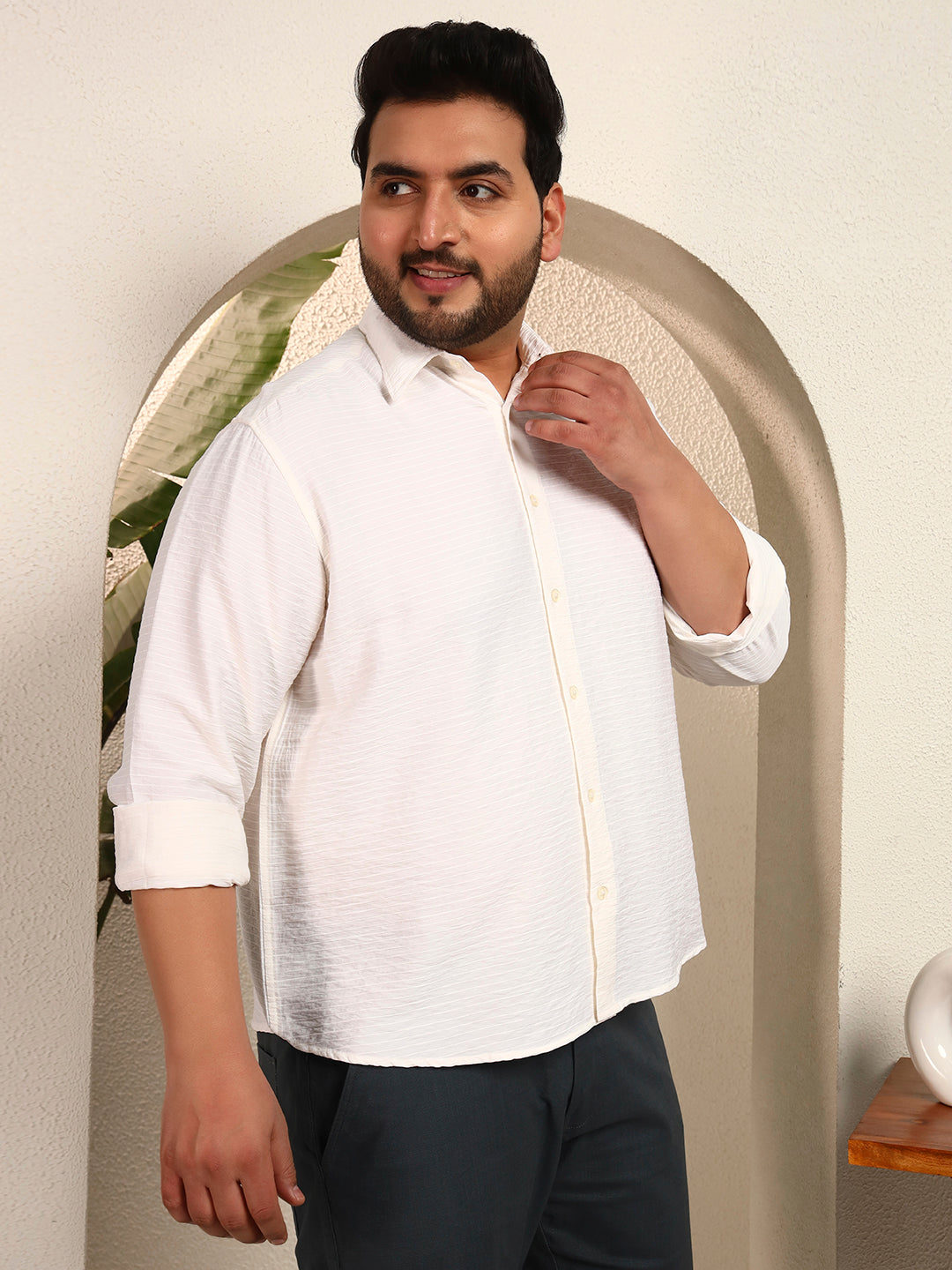 JADEBERRY SHIRTS PLUS | Pearl White