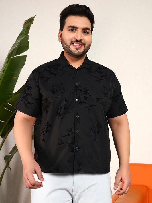 MIDNIGHT BLOOM SHIRTS PLUS | Ebony Black